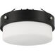 Oak Street 2 Light 13 inch Flat Black Convertible Semi Flush Ceiling Light